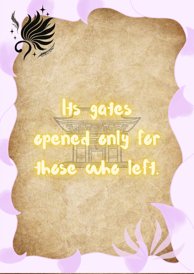 the shrine that faced away the shrine that faced away