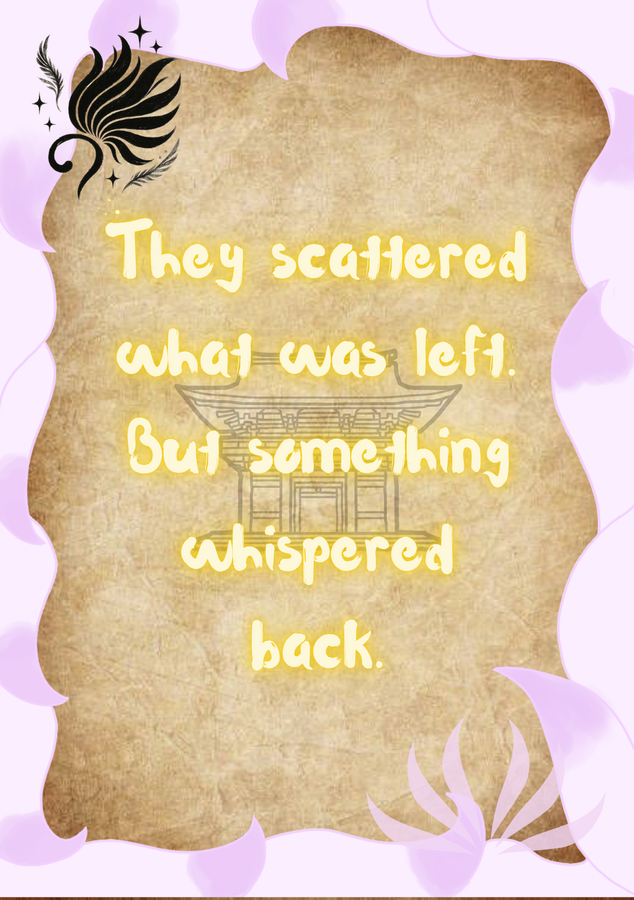 ashes that answered ashes that answered